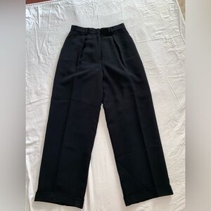 Jones New York cuffed trousers, black